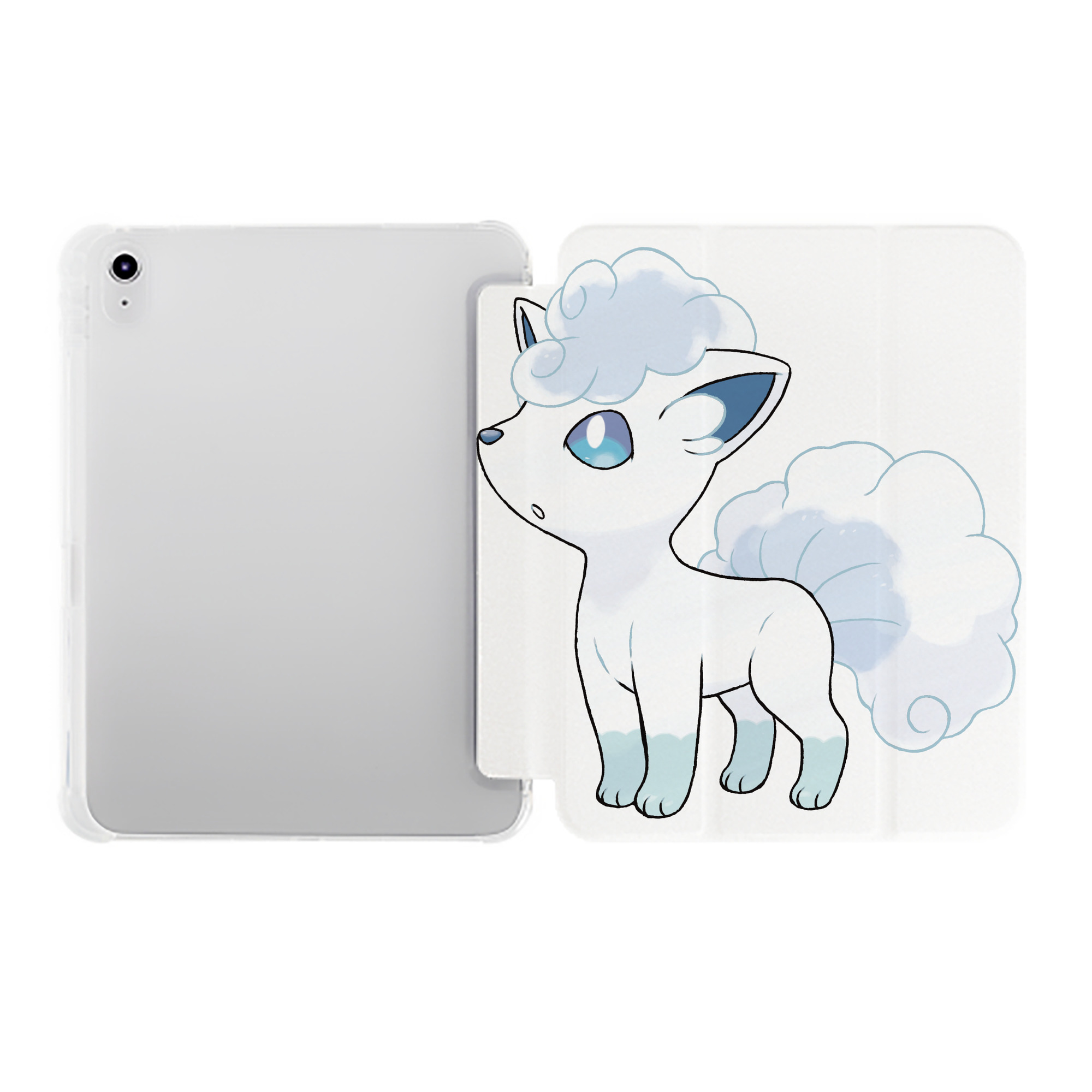 （画像用） ポケットモンスター Pokémon IPad ケース ペン収納付き 三つ折りスタンド PUレザー×シリコン 対応機種9.5/10.5/10.9インチ